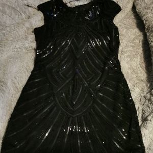 Black Flapper Dress